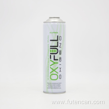 600ml Aerosol Tin Oxygen Can